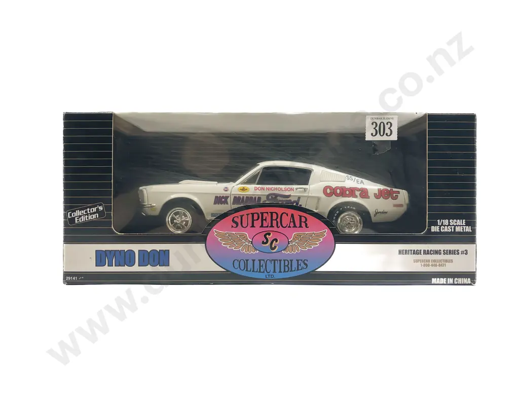 Ertl American Muscle Boxed 1:18 SC Dyno Don Nicholson Mustang Image 1++