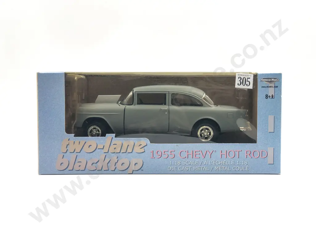 Ertl American Muscle Boxed 1:18 1955 Chevy Hot Rod Image 1++
