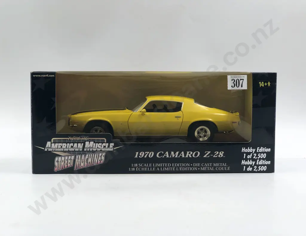 Ertl American Muscle Boxed 1:18 Street Machines 1970 Camaro Z-28 Image 1++