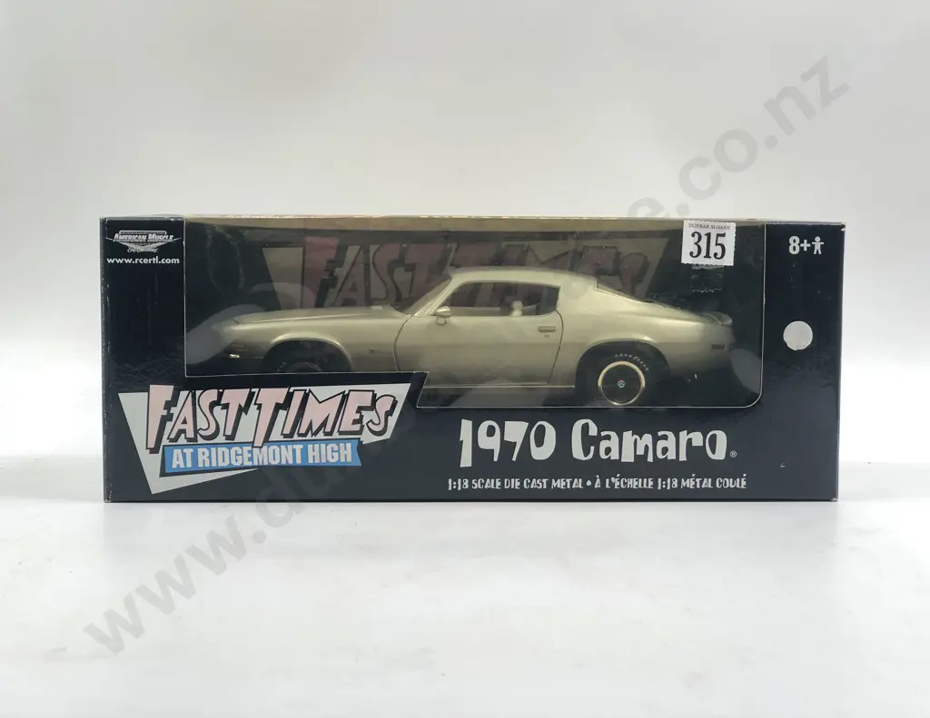 Ertl American Muscle Boxed 1:18 Fast Time at Ridgemont High 1970 Camaro Image 1++