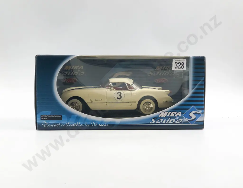 Solido Boxed 1.18 8136 Chevrolet Corvette Coupe Racing Image 1++