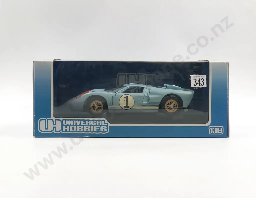 Universal Hobbies Boxed 1:18 Ford GT 40 No.1 - 2nd 24H Le Mans 1966 Image 1++