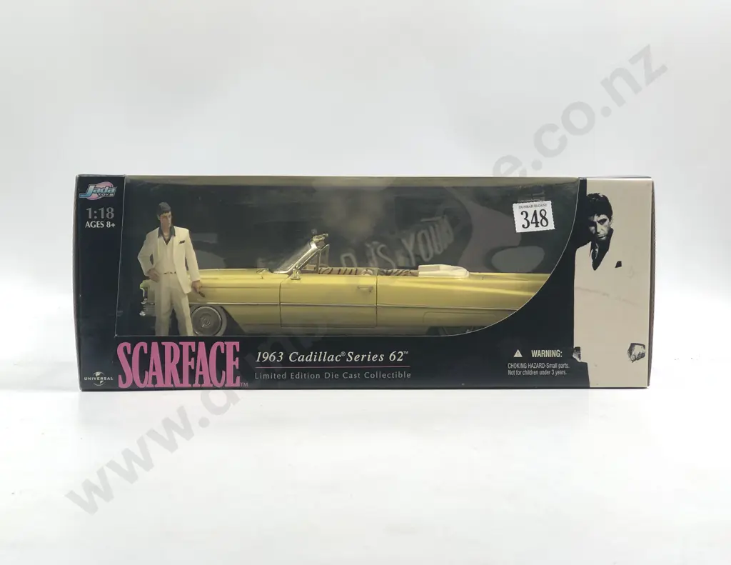 Jada Toys Boxed 1:18 "Scarface" 1963 Cadillac Series 62 Image 1++