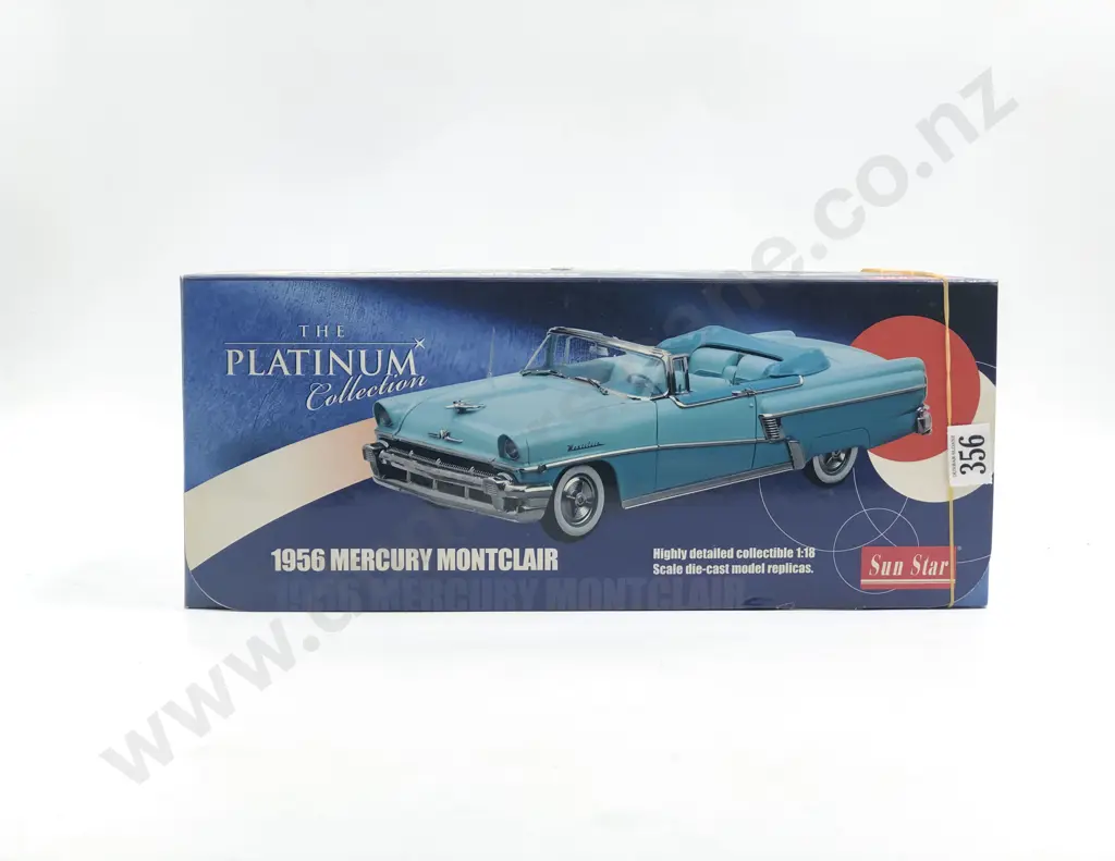 Sun Star Boxed 1:18 Platinum Collection 1956 Mercury Montclair Image 1++