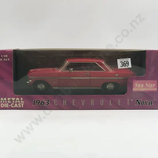 Sun Star Boxed 1:18 1963 Chevrolet Nova