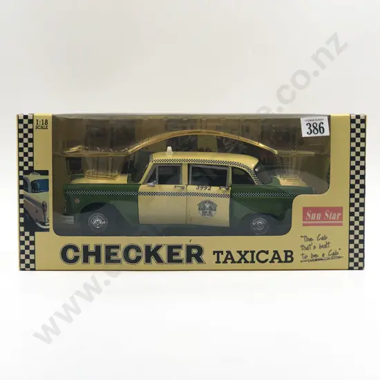 Sun Star Boxed 1:18 1981 Chicago Checker Taxicab