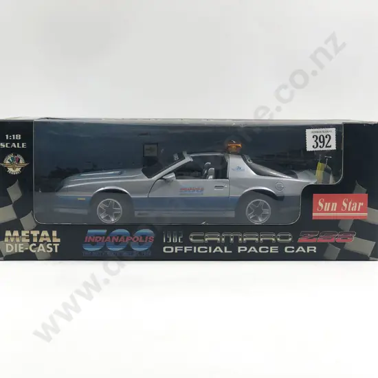 Sun Star Boxed 1:18 1982 Camaro Z28 Indy 500