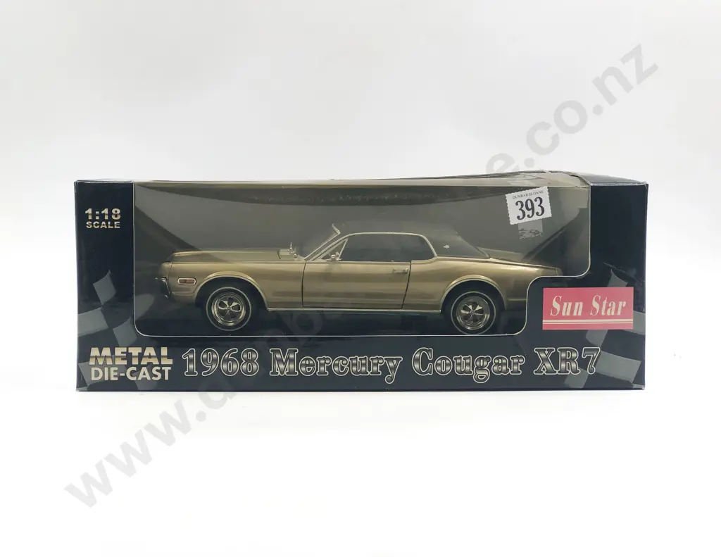 Sun Star Boxed 1:18 1968 Mercury Cougar XR7 Image 1++