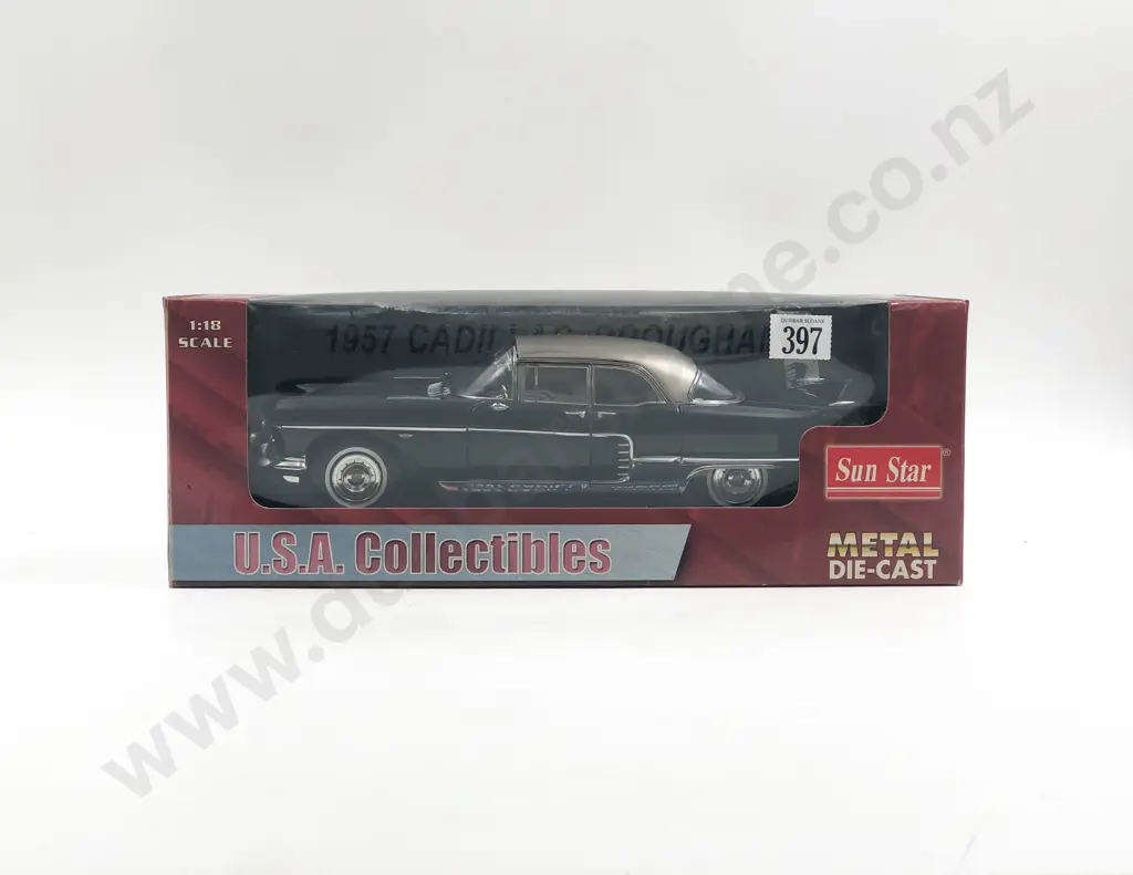 Sun Star Boxed 1:18 1957 Cadillac Brougham Image 1++
