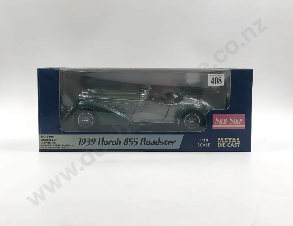 Sun Star Boxed 1:18 1939 Horch 855 Roadster Image 1++