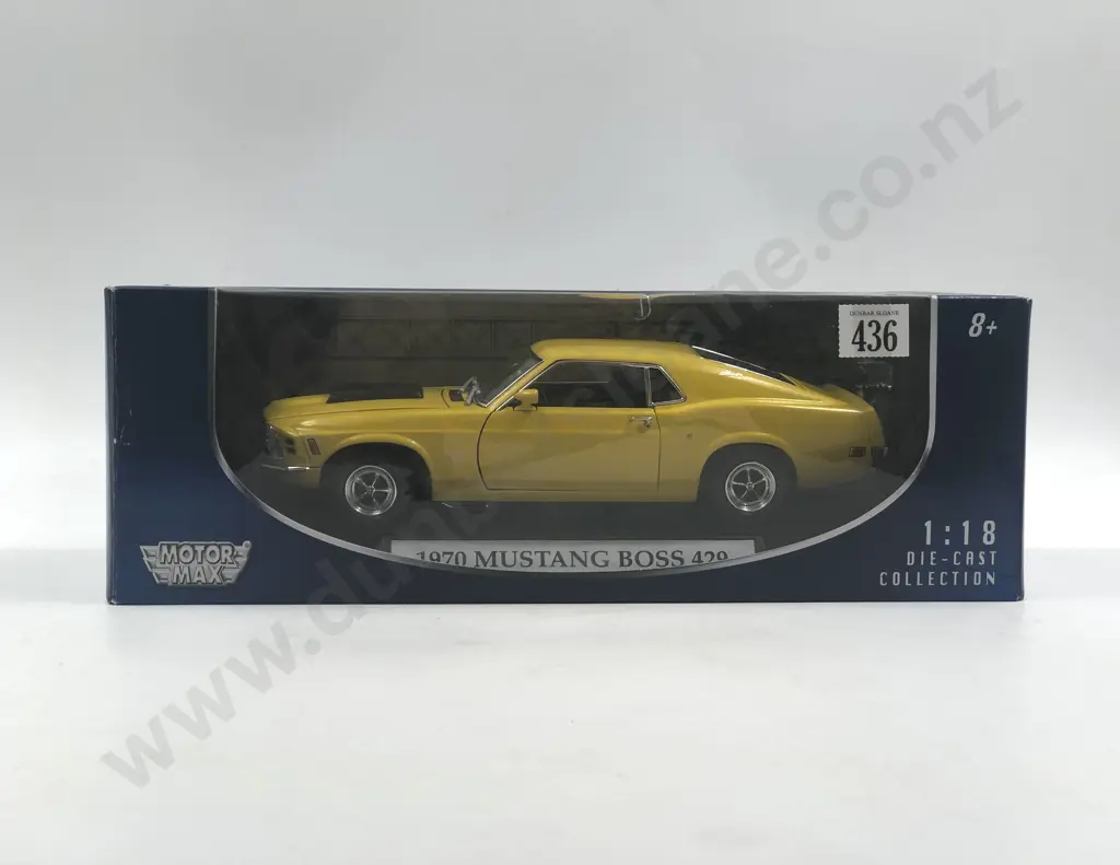 Motor Max Boxed 1:18 1970 Mustang Boss 429 Image 1++