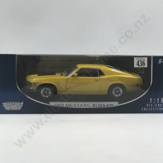 Motor Max Boxed 1:18 1970 Mustang Boss 429