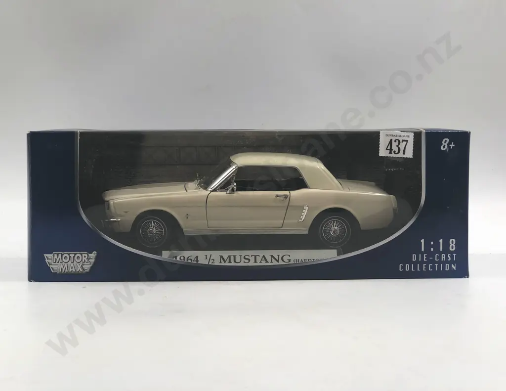 Motor Max Boxed 1:18 1964 1/2 Mustang Image 1++