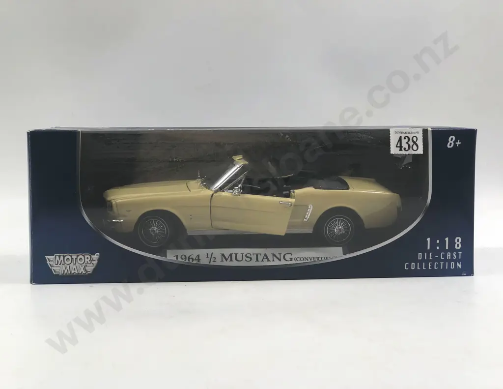 Motor Max Boxed 1:18 1964 1/2 Mustang Image 1++