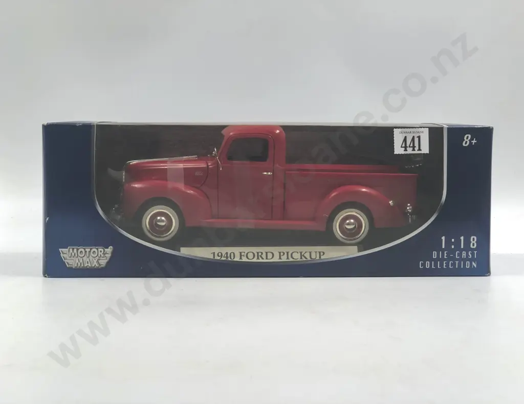 Motor Max Boxed 1:18 1940 Ford Pickup Image 1++