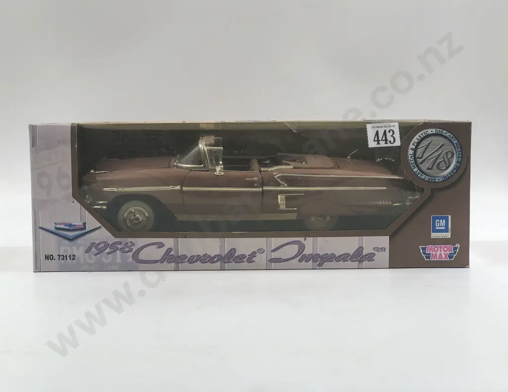 Motor Max Boxed 1:18 1958 Chevrolet Impala Image 1++