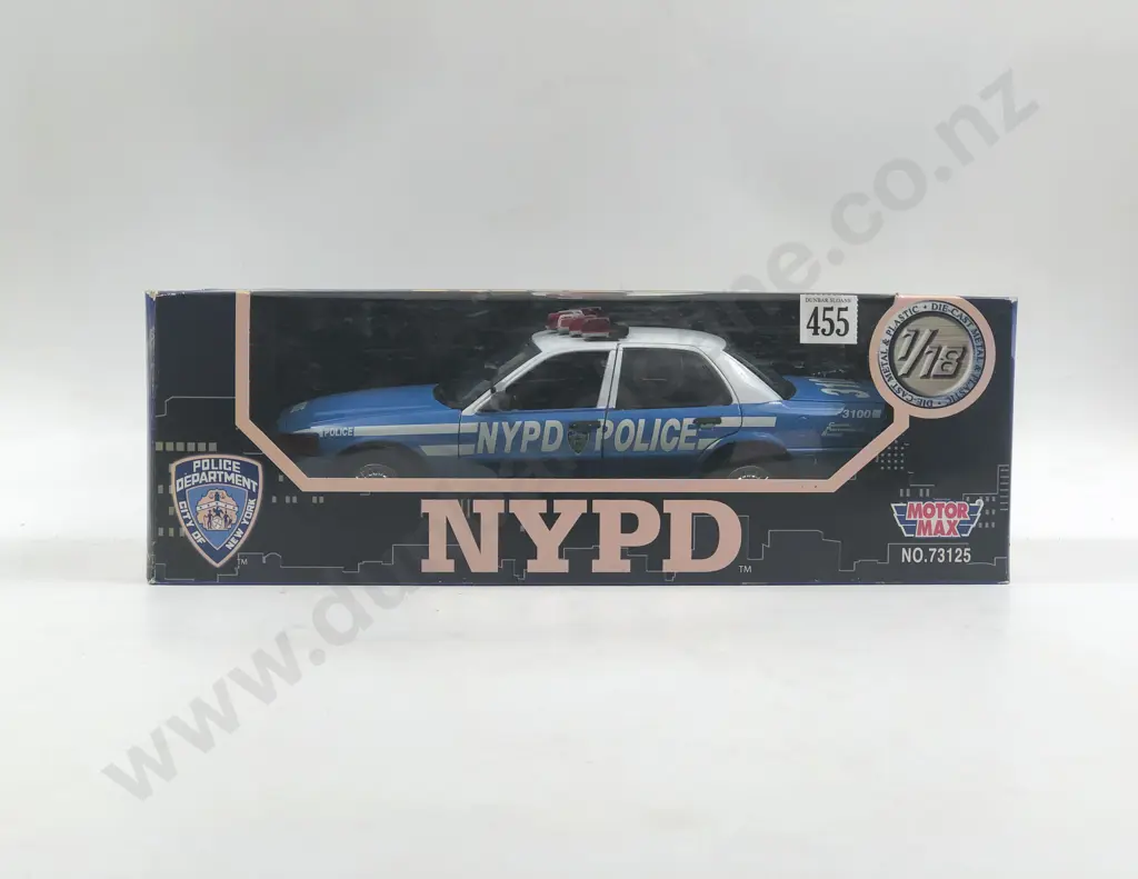 Motor Max Boxed 1:18 NYPD 3100 Image 1++