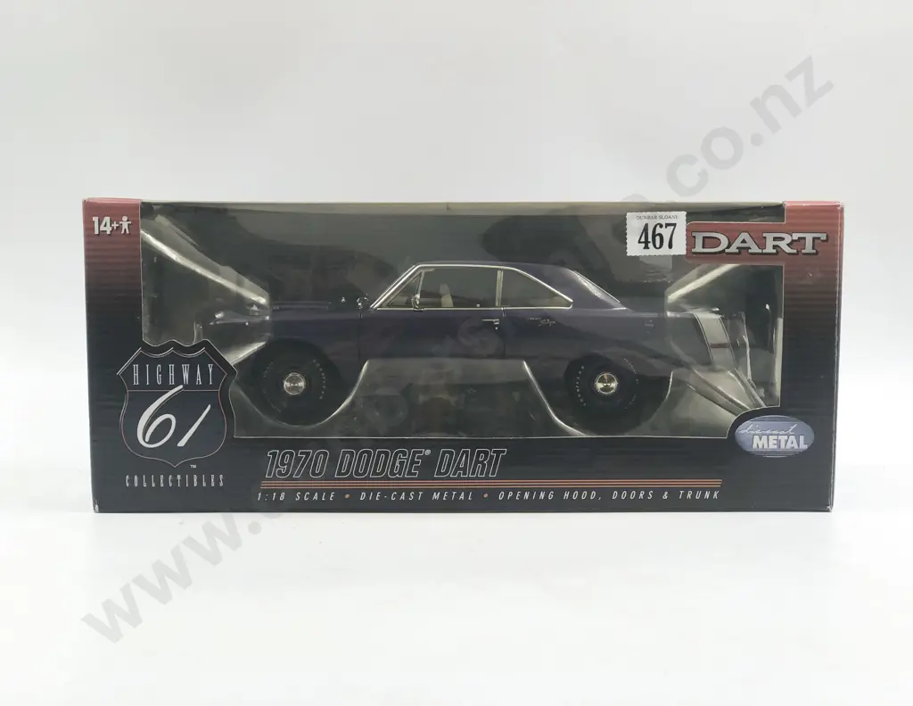 Highway 61 Boxed 1:18 1970 Dodge Dart Image 1++