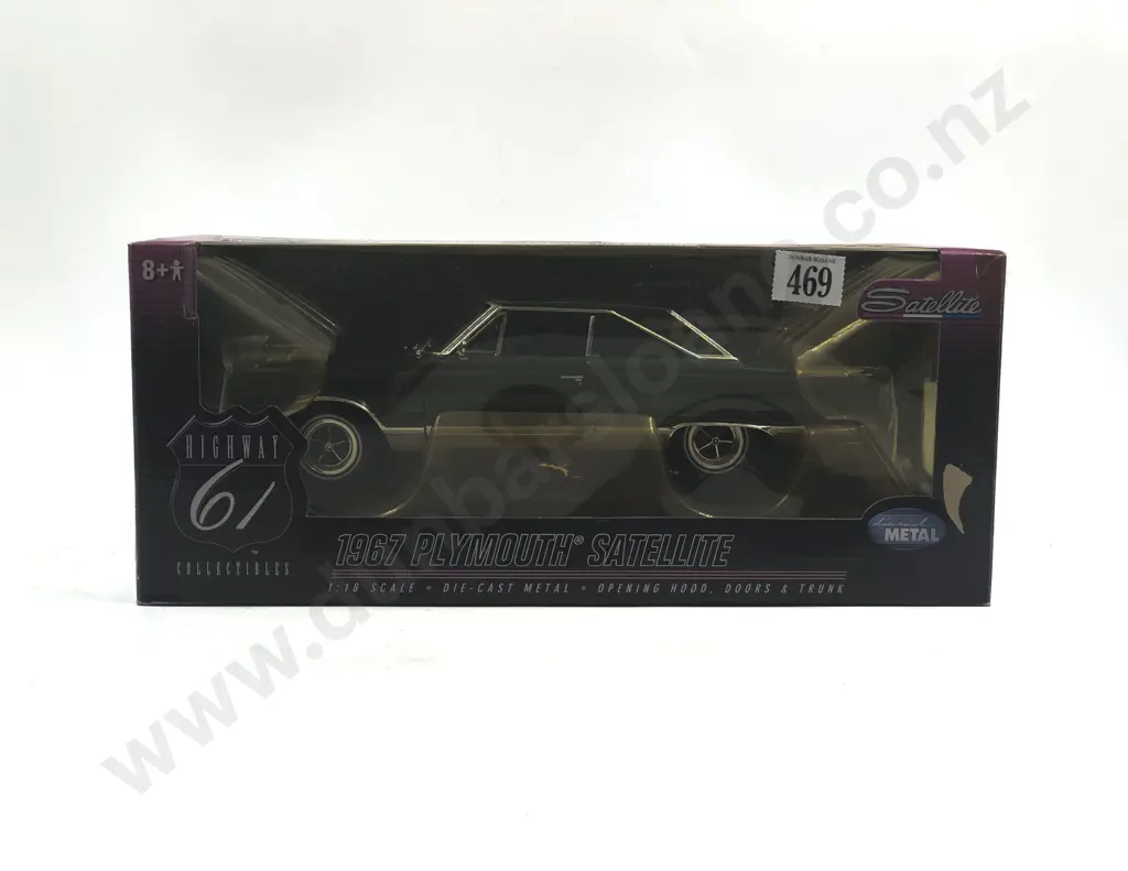 Highway 61 Boxed 1:18 1967 Plymouth Satellite Image 1++