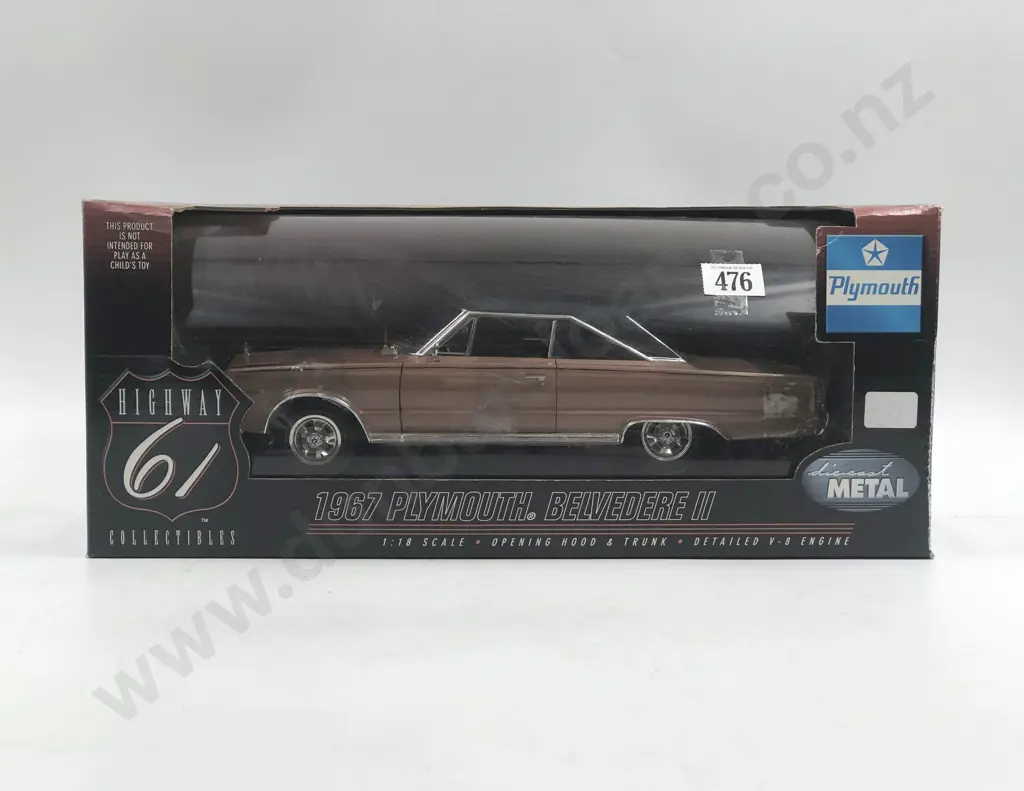 Highway 61 Boxed 1:18 1967 Plymouth Belvedere II Image 1++