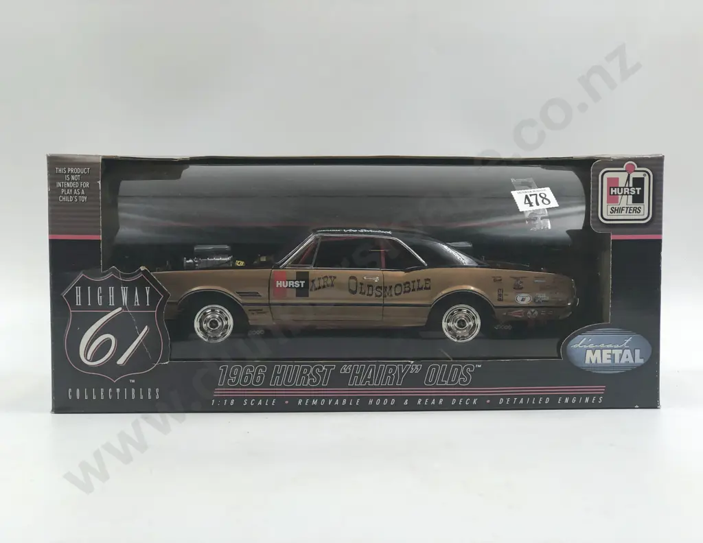Highway 61 Boxed 1:18 1966 "Hairy" Olds Image 1++