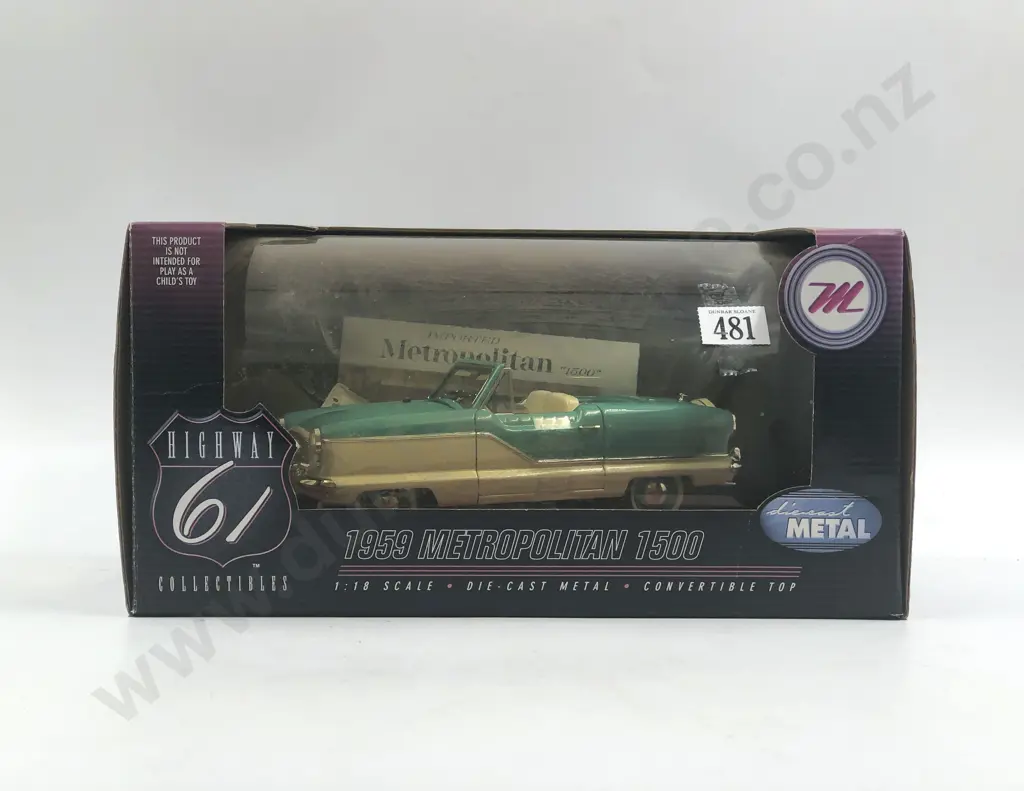 Highway 61 Boxed 1:18 1959 Metropolitan 1500 Image 1++