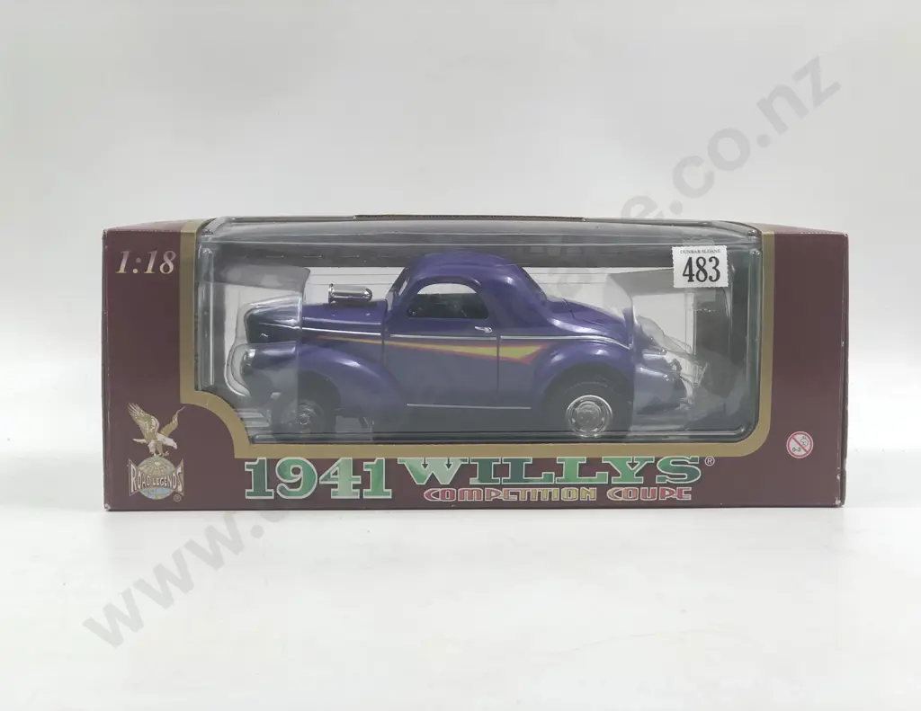 Road Legends Boxed 1:18 1941 Willys Competition Coupe Image 1++