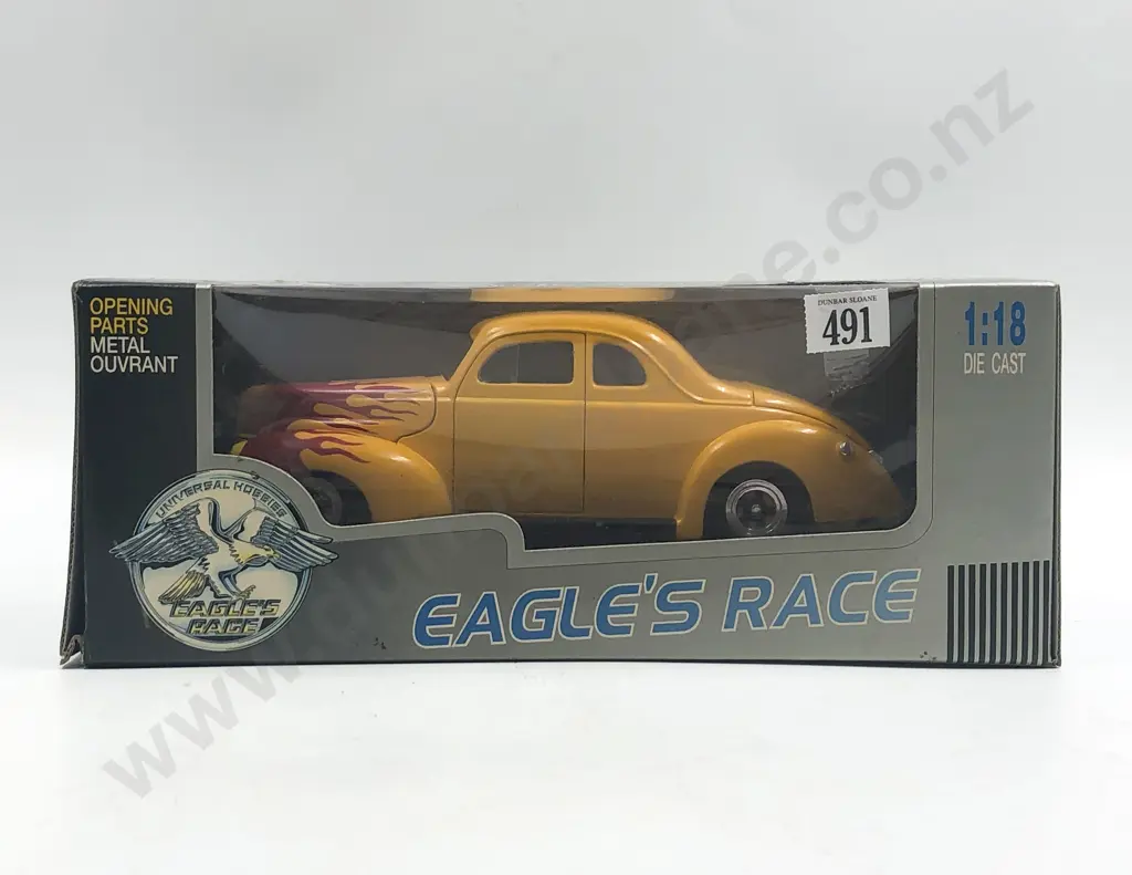 Eagle's Race Boxed 1:18 1940 Ford Deluxe Hot Rod Image 1++