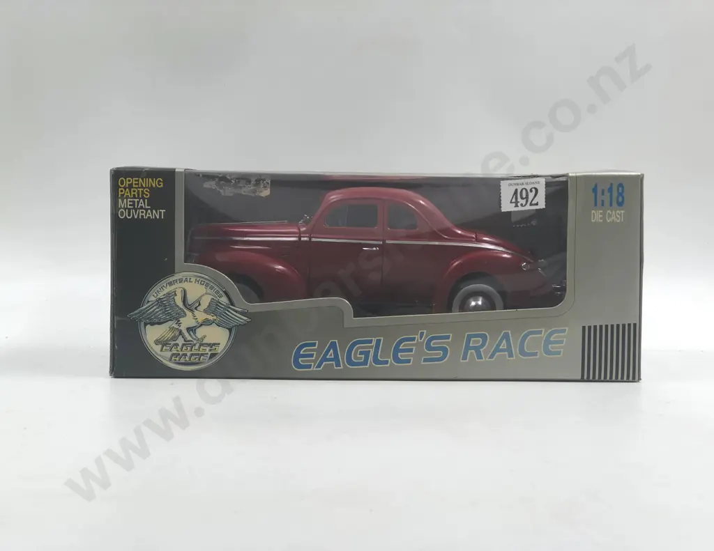 Eagle's Race Boxed 1:18 1940 Ford Deluxe Hot Rod Image 1++