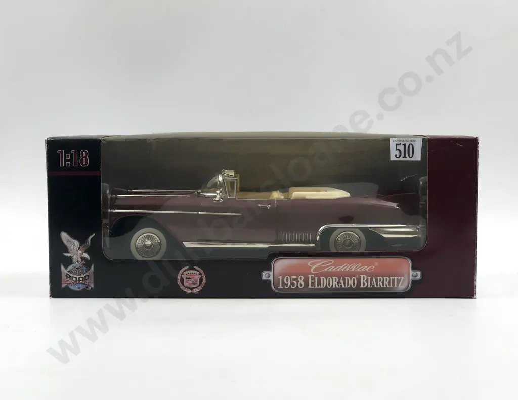 Road Signature Boxed 1:18 1958 Cadillac Eldorado Biarritz Image 1++