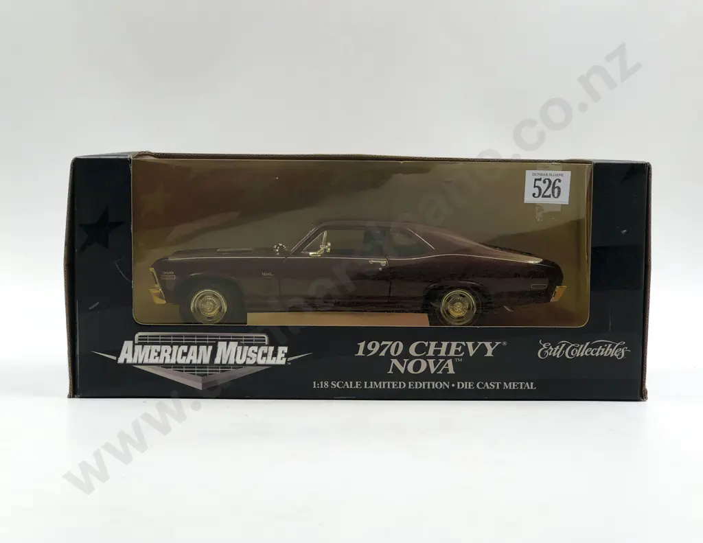 Ertl American Muscle Boxed 1:18 1970 Chevy Nova Image 1++