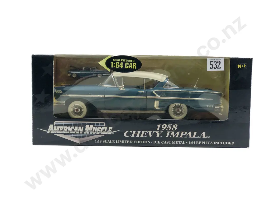 Ertl American Muscle Boxed 1:18 19658 Chevy Impala Image 1++