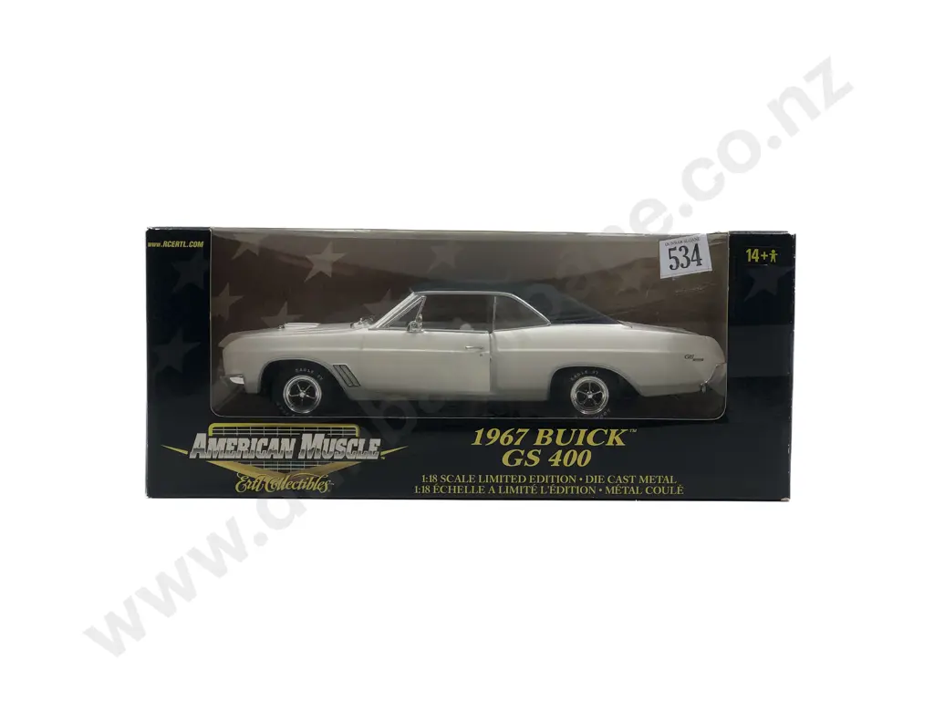 Ertl American Muscle Boxed 1:18 1967 Buick GS 400 Image 1++