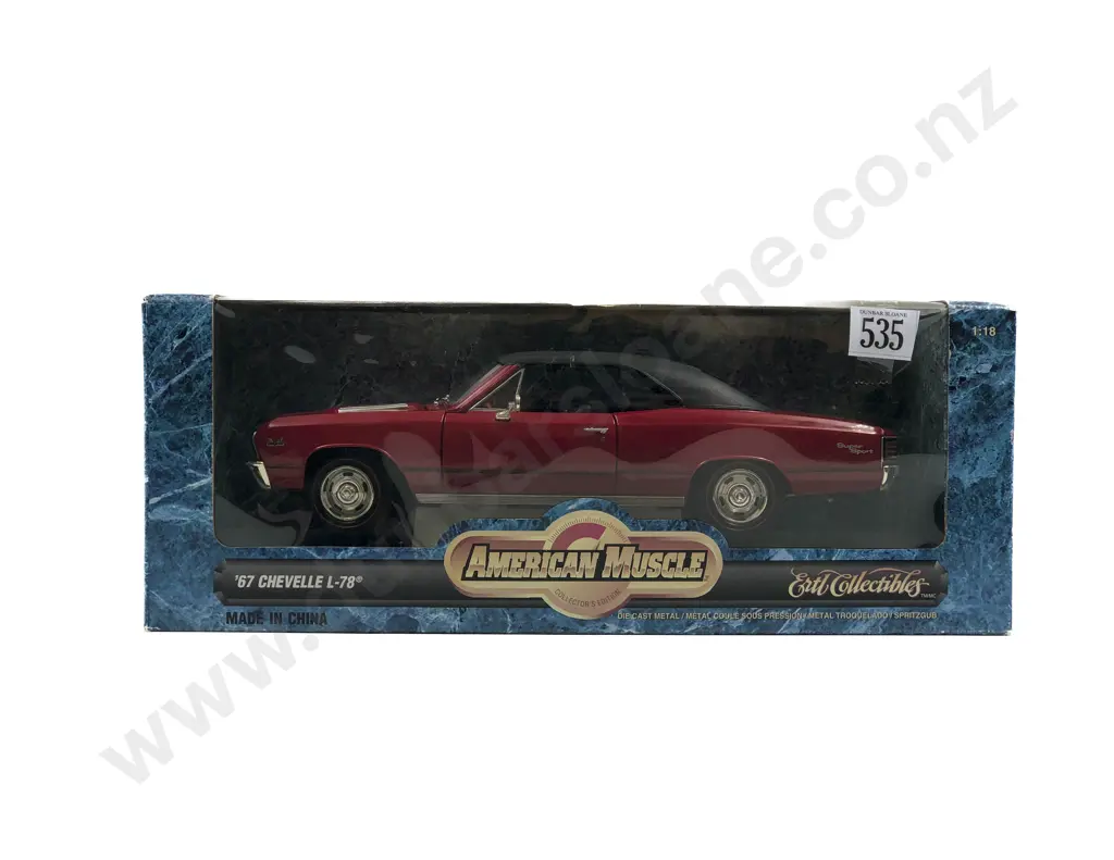 Ertl American Muscle Boxed 1:18 1967 Chevelle L-78 Image 1++