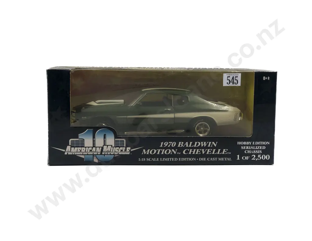 Ertl American Muscle Boxed 1:18 1970 Baldwin Motion Chevelle Image 1++