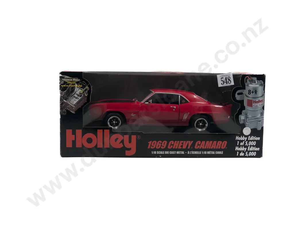 Ertl American Muscle Boxed 1:18 Holley 1969 Chevy Camaro Image 1++