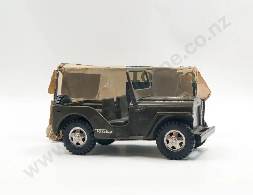 Part Boxed Tonka Military Jeep Image 1++