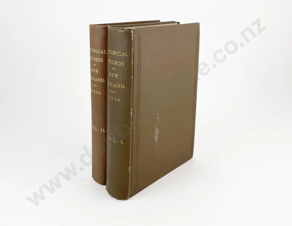 McNab Robert - Historical Records Of New Zealand (2 Volumes) Image 1++