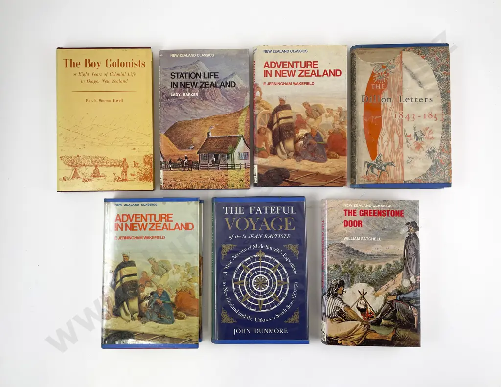 7 NZ Historical Related Books (Chiefly Reprints) Image 1++