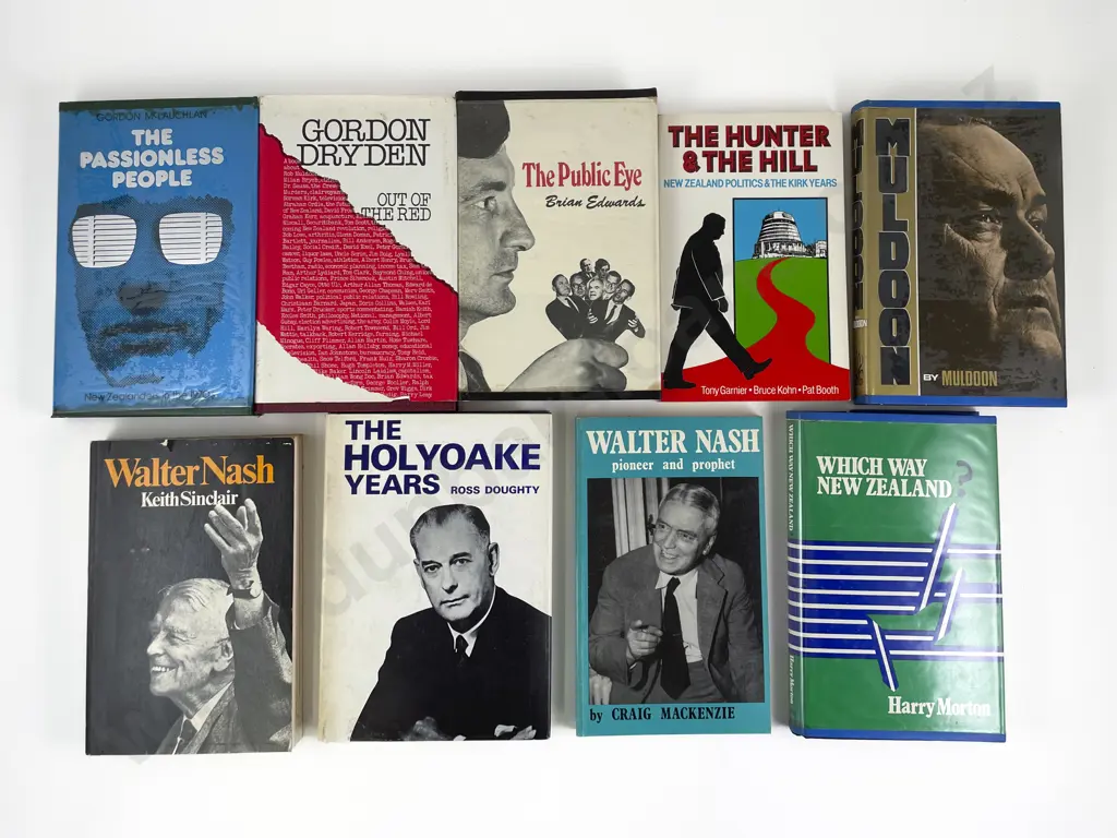 9 Volumes - NZ Prime Ministers Etc Image 1++