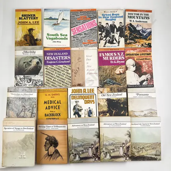 21 Various NZ Paperbacks