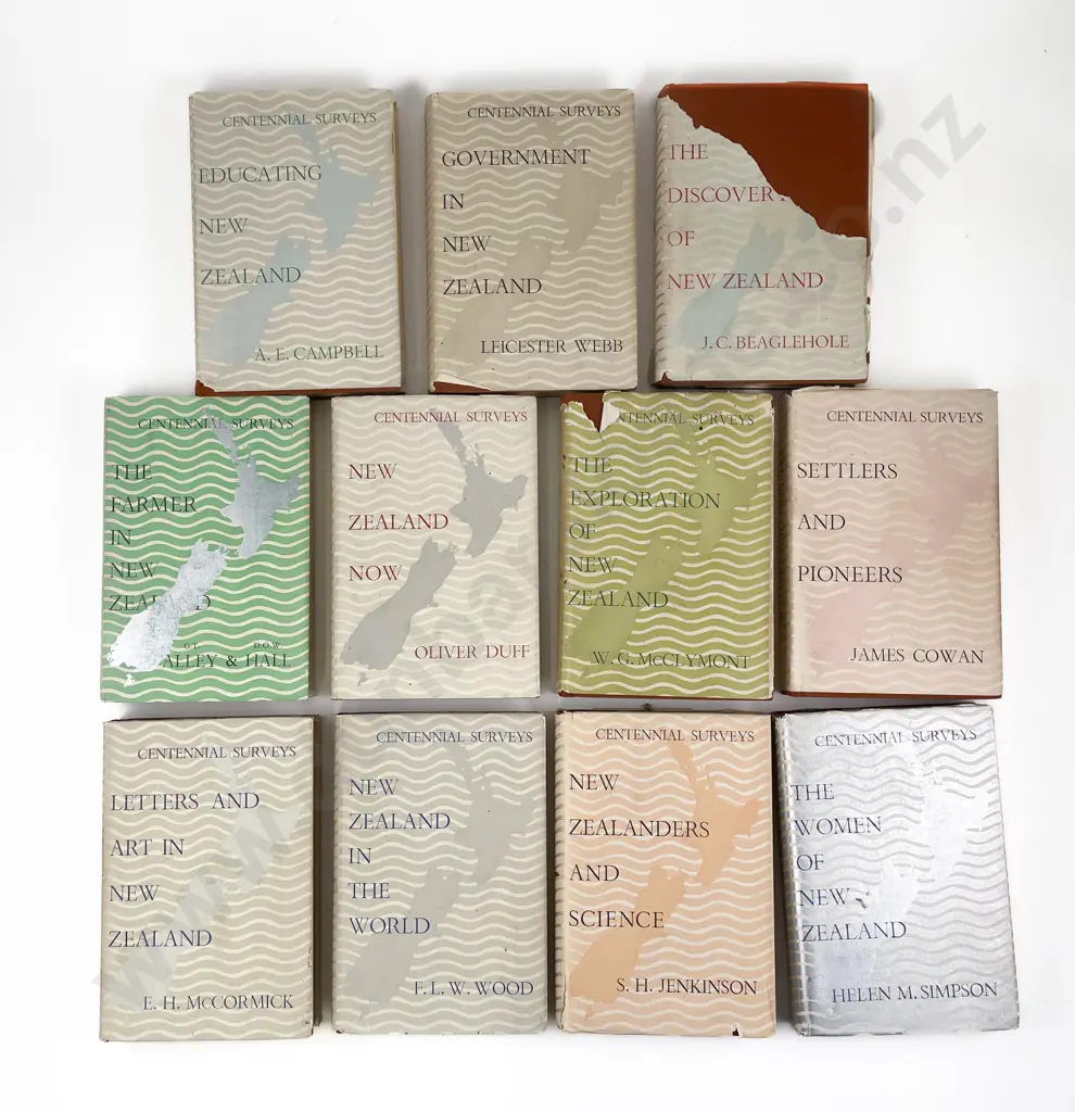 11 Volumes Of NZ Centennial Surveys 1940 Image 1++