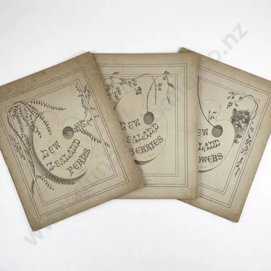 Harris, E. C., New Zealand Flowers, Berries & Ferns (3 Volumes)