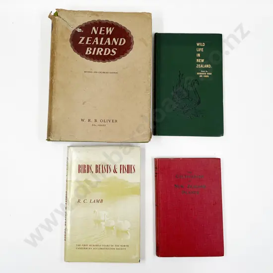 4 NZ Natural History Volumes