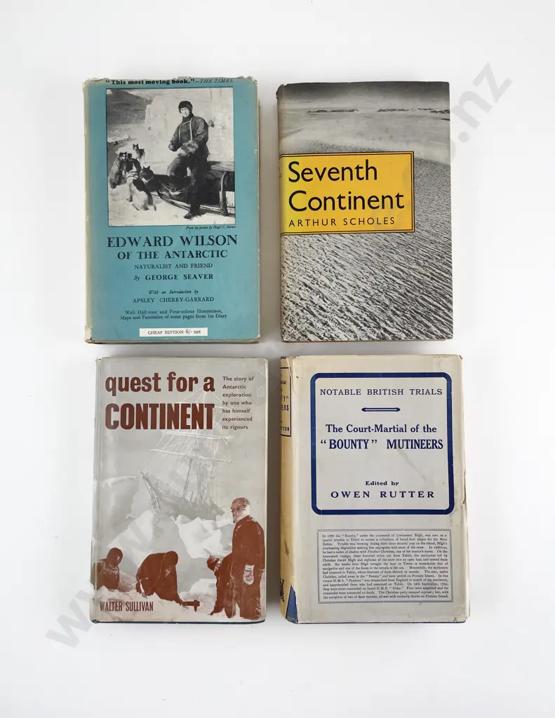 3 Volumes On Antarctica Plus "Bounty' Mutineers (4) Image 1++