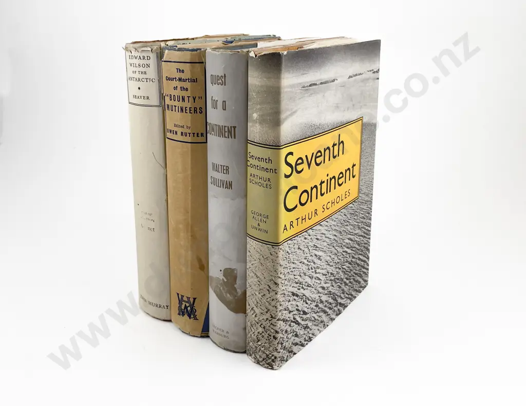 3 Volumes On Antarctica Plus "Bounty' Mutineers (4) Image 1++