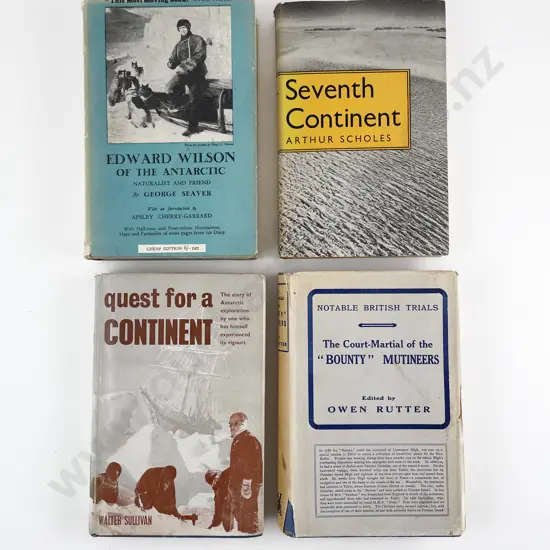 3 Volumes On Antarctica Plus "Bounty' Mutineers (4)