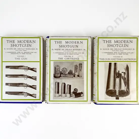 Burrard Major Sir Gerald - The Modern Shotgun (3 Volumes)