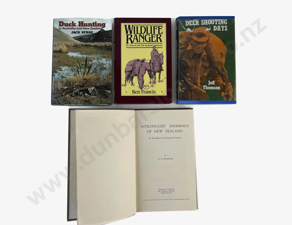 4 Hunting & Natural History Volumes Image 1++