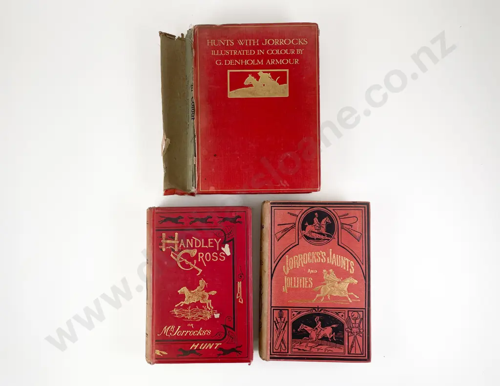 3 Classic British Jorrocks Sporting Volumes Image 1++